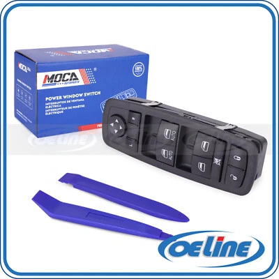Interruptor de ventana eléctrica delantero izquierdo de 10 botones para Chrysler 200 Jeep Cherokee Foto 1 de 4