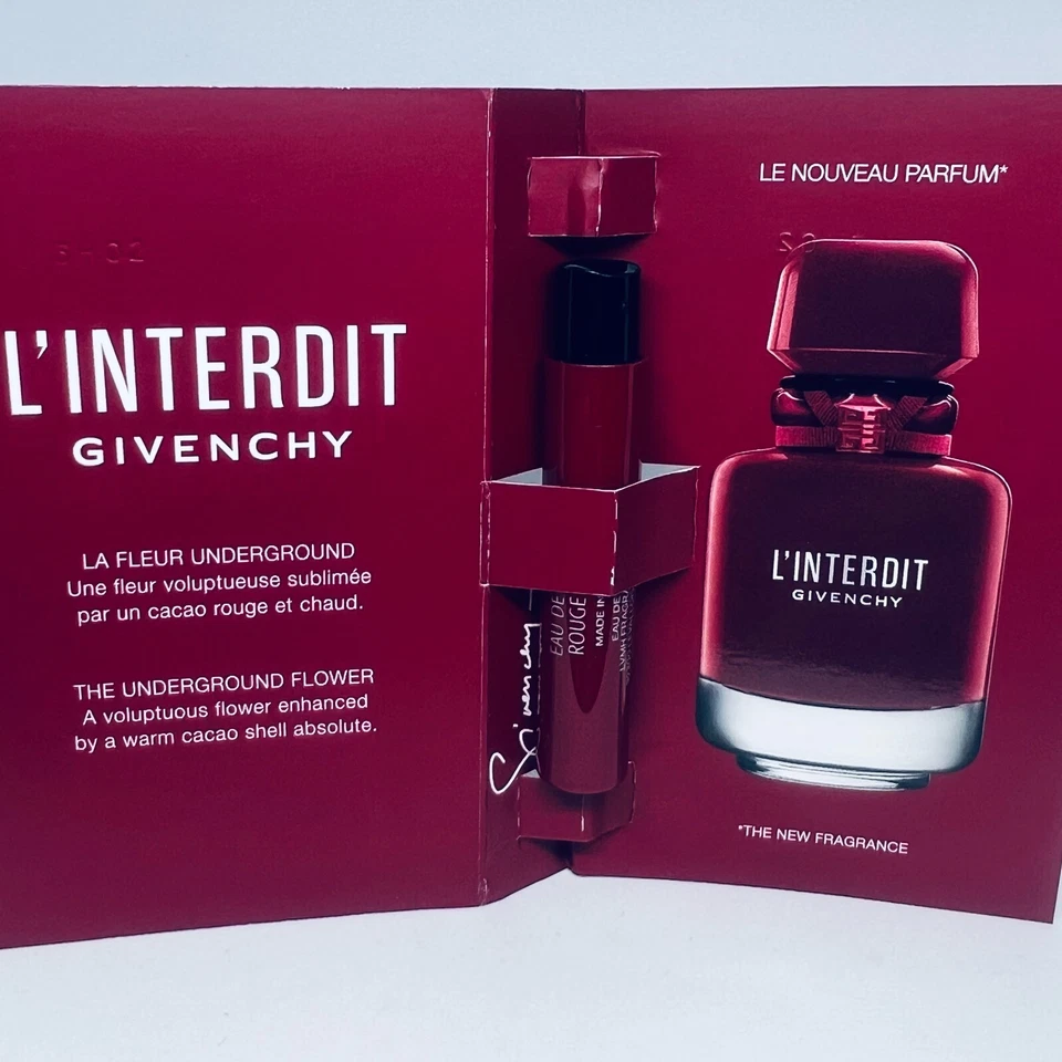 GIVENCHY L'interdit Eau de Parfum Rouge Ultime Muestra Spray .03oz / 1 ml Foto 1 de 1