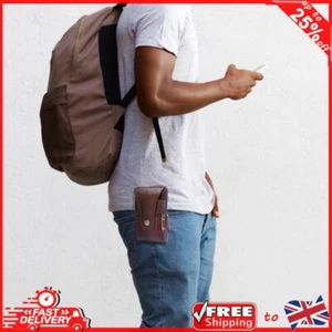 Multi-function Men PU Waist Bum Bag Waterproof Casual Small Phone Wallet Pouches - Picture 1 of 11