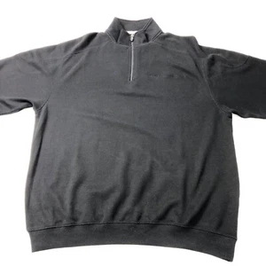 Sudadera negra para hombre Cutter & Buck cuello grande con cremallera - Imagen 1 de 13