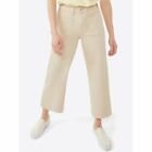 Free Assembly  Pant Women Size 4 Beige  Retro Flare Jeans --D1--