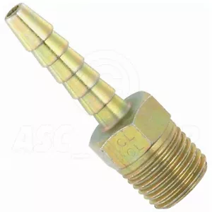 PCL 7.9mm (5/16") Hose Tail Adaptor R 1/4 Male Thread Air Line - HC1206 - Picture 1 of 1