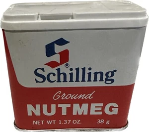 DE COLECCIÓN NUEZ MOSCADA ESPECIAS LATA PAN DE PLÁTANO RECETA HIERBAS COCTELERA DE GRANJA COLECCIONABLE 1977 - Imagen 1 de 6