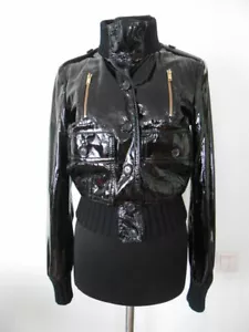 Limited Edition Rare Gucci Women's Madonna Black Leather Jacket Coat Italy 40 4 - Picture 1 of 8