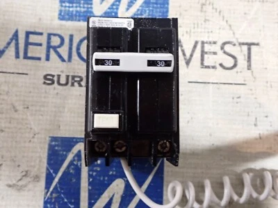 EATON GFTCB230 2 Pole 30 amp Plug in GFCB Ground Fault Breaker 120/240v - Image 1 of 4