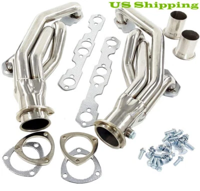 Коллекторы выпускного коллектора для Chevy GMC TRUCK 1500 2500 3500 V8 5,0 л 5,7 л SS304 - Изображение 1 из 4