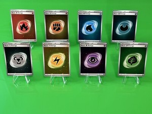 ⭐⭐⭐Pokemon Scarlet & Violet 151 English Basic Energy Holo Set of 8!!!⭐⭐⭐