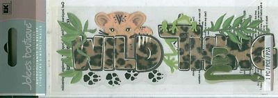 WILD THING Child Pet Animal Friend Spouse Impulsive Fun Jolee's Title Sticker - Image 1 of 2