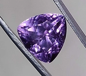 11.15 Ct Natural  Bi-Color Sapphire Certified Trillion Cut Montana LooseGemstone - Picture 1 of 11