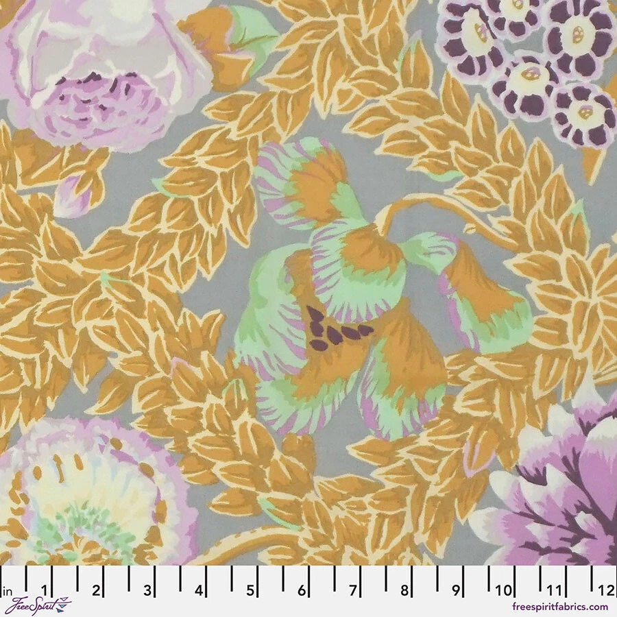 NEW KAFFE FASSETT FLOWER LATTICE GP11 PASTEL VINTAGE COLLECTION COTTON FABRIC HY - Image 1 of 1