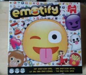 JUMBO EMOTIFY EMOJI BOARD GAME 2016 COMPLETE WITH ALL PIECES & INSTRUCTIONS VGC - Picture 1 of 1