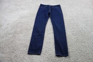 Levis Jeans Mens 36x34 Blue Made & Crafted Tack Slim Selvedge Denim