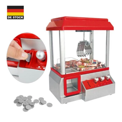 MARKENLOS Candy Grabber Süßigkeitenautomat Greifautomat mit Sound-Taste Kinder Geschenk