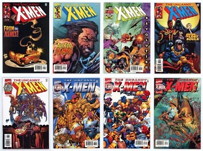 Uncanny X-Men #379 380 381 382 383 384 385 386 NM RUN LOT Wolverine 2000 Marvel - Image 1 of 4