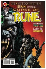 1995 RUNE ULTRAVERSE # 1,1A & 2 LOT OF 3 MALIBU COMIC BOOKS