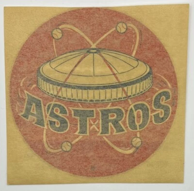 Houston Astros - 1964 Vintage Dri-Mark Decal - Image 1 of 3