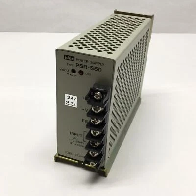 Idec PSR-S50 DIN Rail Power Supply 174-264VAC 47-440Hz Input, 24VDC 2.3A Output - Image 1 of 4