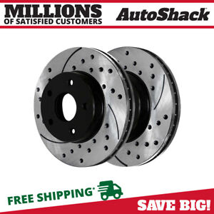 Drilled & Grooved FRONT Brake Discs JEEP GRAND CHEROKEE II 4.7 V8 2000-On