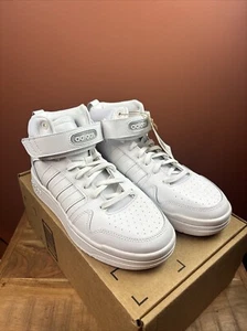 Men’s Adidas Post Move Mid White Size 9 - Picture 1 of 7