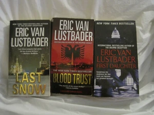 Lot of 3~Eric Van Lustbader Books~Snow Blood Daughter~LBDP4 - Foto 1 di 5