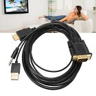 VGA To HD Multimedia Interface Adapter 1080P Video Converter Cable With Soun ND2
