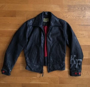 LVC x Aero Leathers Half Belt Racing Jacket XS Levi’s Vintage Clothing Leather - Picture 1 of 20