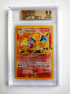 CHARIIZARD #4 HOLO 25th Celebrations Classic Collection Pokemon - BGS 9.5 G/Mint - Picture 1 of 3