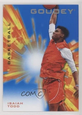 2021 Upper Deck Goodwin Champions Goudey Royal Blue Isaiah Todd #G32 Rookie RC - Image 1 of 2