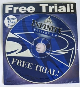 INFINITY America Online Collectible CD, Vintage AOL Install Disc  New / Sealed - Picture 1 of 2