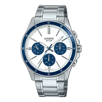 CASIO MTP-1374D-7A2VDF OROLOGIO UOMO ACCIAIO MULTIFUNZIONE 42mm SOTTOCOSTO - Immagine 1 di 4