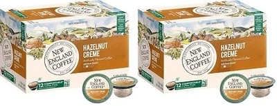 New England Coffee Hazelnut Creme Single Serve Pods 2 Pack - Image 1 of 2