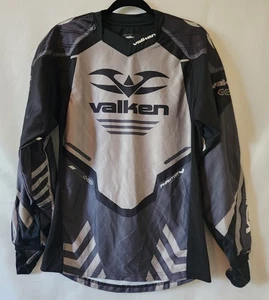 Valken Men M Black Phantom Agility Jersey Paintball Long Sleeve Shirt Padded - Picture 1 of 5