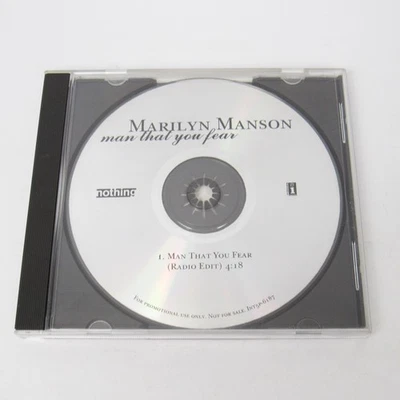 Marilyn Manson "Man That You Fear" Radio Edit Single Promo CD 1997 Foto 1 de 4