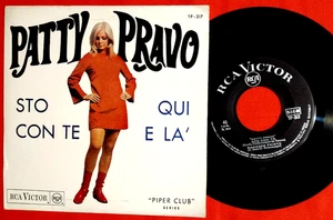 PATTY PRAVO Sto con te 45 GIRI EP 4 Tracce Edito in PORTUGAL RCA Victor 1967 - Foto 1 di 2