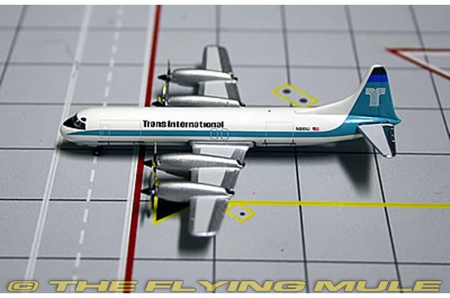 AeroClassics 1:400 L-188 Electra Trans International - Image 1 of 1