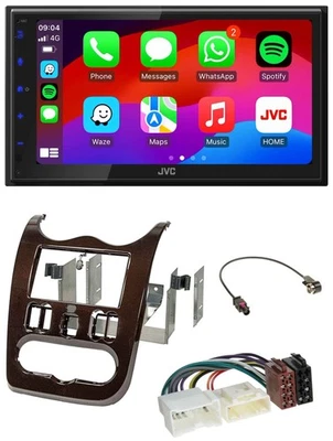 JVC Bluetooth 2DIN MP3 DAB USB Autoradio für Dacia Logan Duster Sandero ab 11 du - Bild 1 von 4