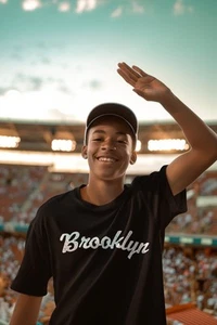 Camiseta retro para hombre Nueva York Brooklyn deportes fan camiseta béisbol fútbol americano - Imagen 1 de 14