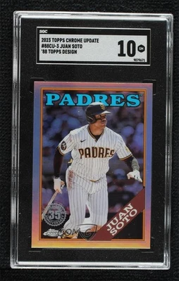 2023 Topps Chrome Update 1988 Topps Baseball Juan Soto #88CU-3 SGC 10 GEM - Image 1 of 2