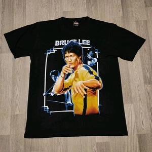 Camiseta Bruce Lee Negra Años 90 Vintage Gráfica - Talla X-Grande - Imagen 1 de 9