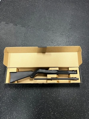 Ruger 10/22 barril 18,5" NUEVO de fábrica azulado + stock con banda de barril - NEGRO Foto 1 de 3