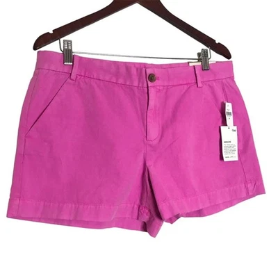 Pantalones Cortos Gap Mujer Preppy Algodón Sunkissed Caqui Talla 10 Rosa Barbie Festival Foto 1 de 4