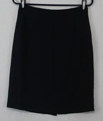 Falda Lápiz Tejida Texturizada Azul Marino Talla 6 De Colección Garfield & Marks Cremallera Trasera Hecha en EE. UU. Foto 1 de 4