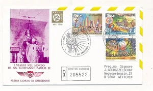 D435090 Vatican City FDC Papal Visits Pope John Paul II 1987 - Picture 1 of 1