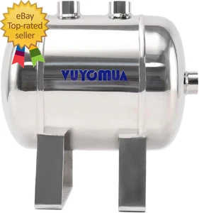 Serbatoio Aria Portatile 1 Gallone Acciaio Inox 304 Alta Pressione Mini Piccolo Aria Rese - Foto 1 di 2