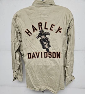Camisa de trabajo Harley Davidson parche mecánico manga larga 2XL - Imagen 1 de 11