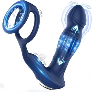 #1 Masajeador de próstata con vibración, juguetes sexuales para hombres, mujeres - Picture 1 of 7