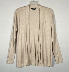 Verve Ami Pullover Damen L beige meliert Strickjacke vorne offen Langarm - Bild 1 von 6
