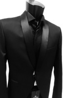 giacca smoking uomo elegante marrone nero morbida slim moda uomo 1085 giacca smoking uomo elegante marrone nero morbida slim moda uomo 1085