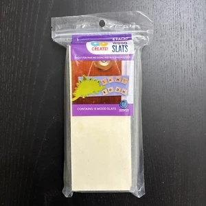 Horizon Holzlatten zum Basteln unvollendet 1 Packung mit 6 - 7 1/4'" x 2,8" Neu - Bild 1 von 7