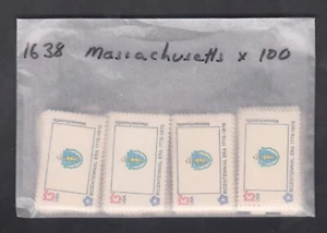 US Stamp #1638 Massachusetts State Flag Bicentennial Packet of 100, VF NH - Picture 1 of 2